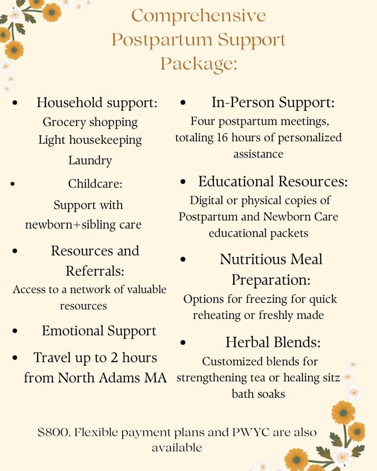 Postpartum package